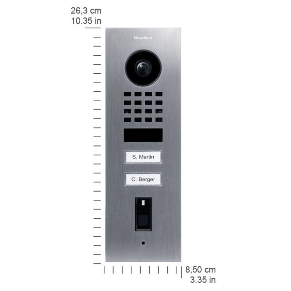EAN 4260423872295 - DoorBird D1102FV sistema de intercomunicación de video Acero inoxidable imagen 1
