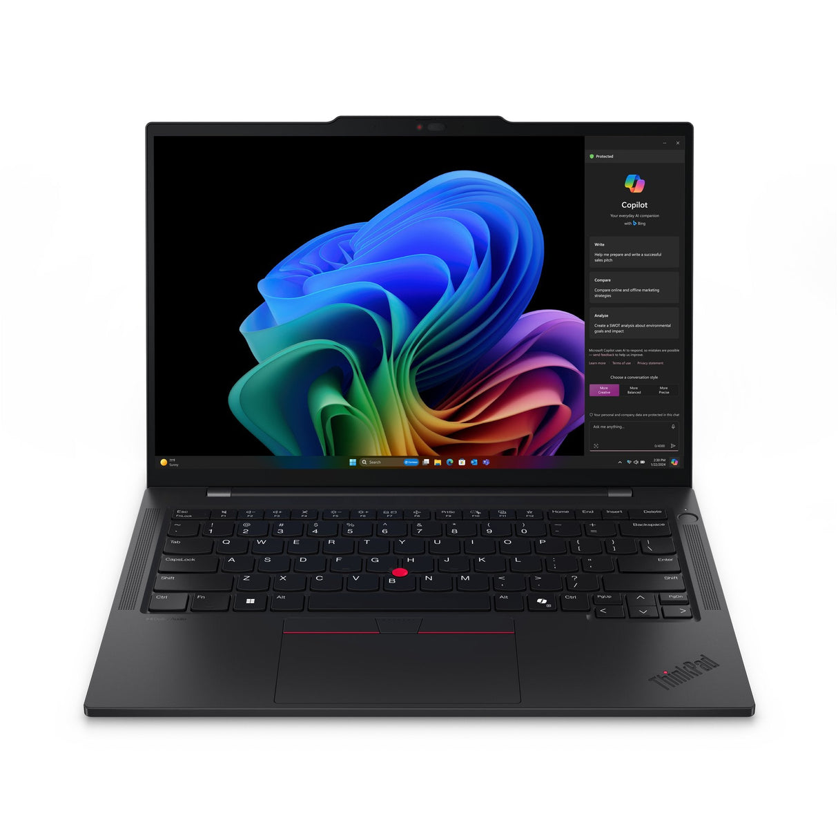 Portátil Lenovo Thinkpad T14s Gen 6 Qualcomm Snapdragon X Elite X1e-78-100 32gb 1tb Ssd 14" W11pro + - Copilot+ Pc