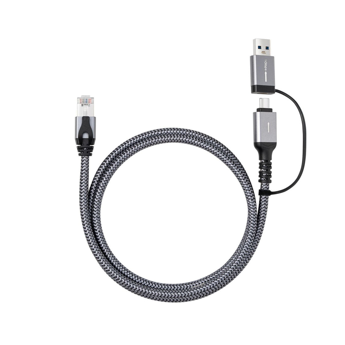EAN 5715063466865 - Microconnect MC-RJ45USBC-03 cambiador de género para cable USB C RJ45 Negro imagen 3