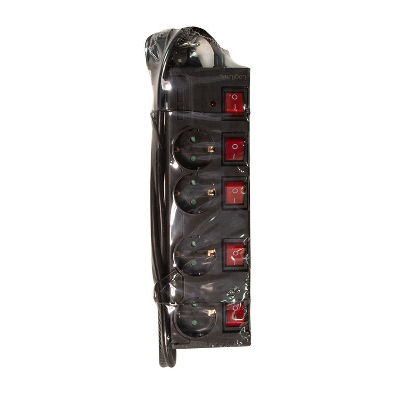 EAN 4052792060584 - LogiLink LPS251 base múltiple 1,5 m 4 salidas AC Interior Negro imagen 3