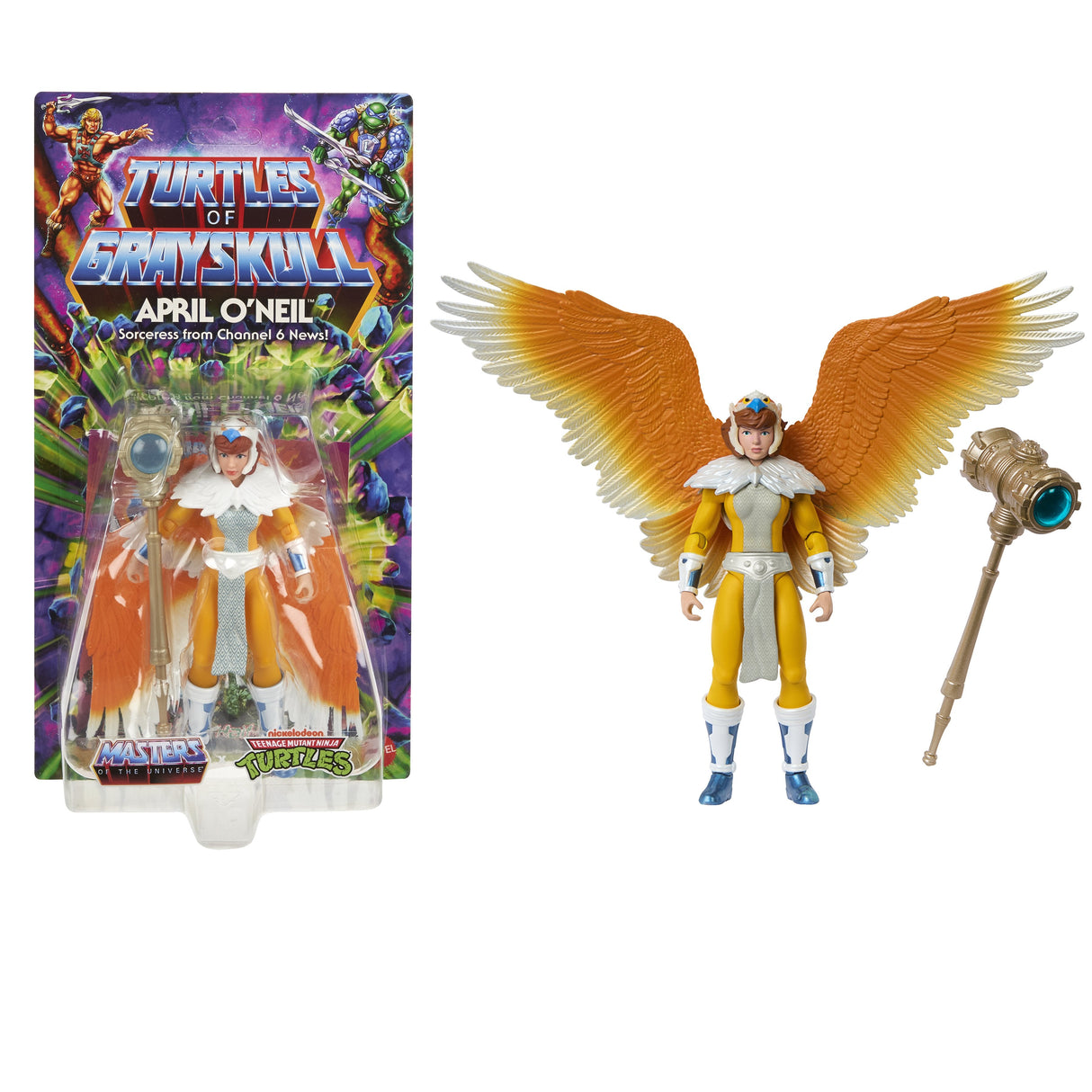 EAN 0194735190317 - Masters of the Universe Origins Turtles of Grayskull April O'Neil imagen 8