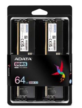Memoria Adata Ddr5 4800 64gb K2 2x32gb, 1.1v Ad5u480032g-Dt