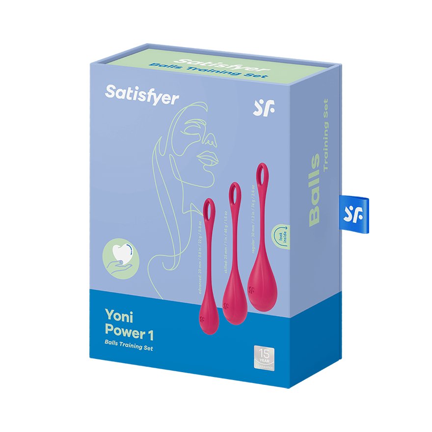 Satisfyer - Yoni Power 1 Kit De Entrenamiento Rojo
