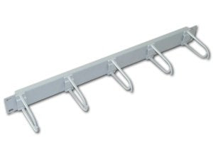 Triton Rac-Vp-X11-A1 Panel De Gestión De Cables De 19" 1u, 6 Soportes Grandes, Gris