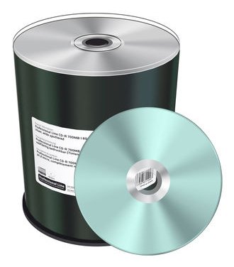 Mediarange Professional Line Cd-R 700placa Base Plata 100ercakebox