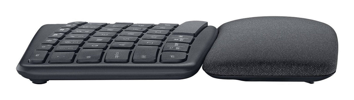 Teclado Francés Logitech Ergo K860 Split Keyboard For Business Inalámbrico Bluetooth Le Azerty Grafito