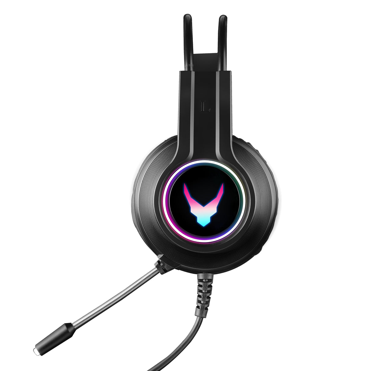 Omega Varr Casco Pro-Gaming Luz Led Cancelacion Ruido Mic Vh8030 Usb+2*Mini Jack