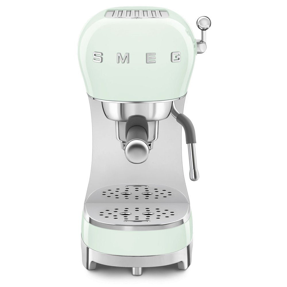 Cafetera Smeg Ecf02pgeu Portaft Portaft Expreso Verde Pastel,