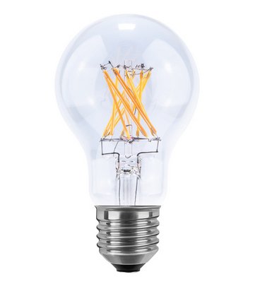 Bombilla Led Segula Transparente E27 6.5w 2700k Regulable