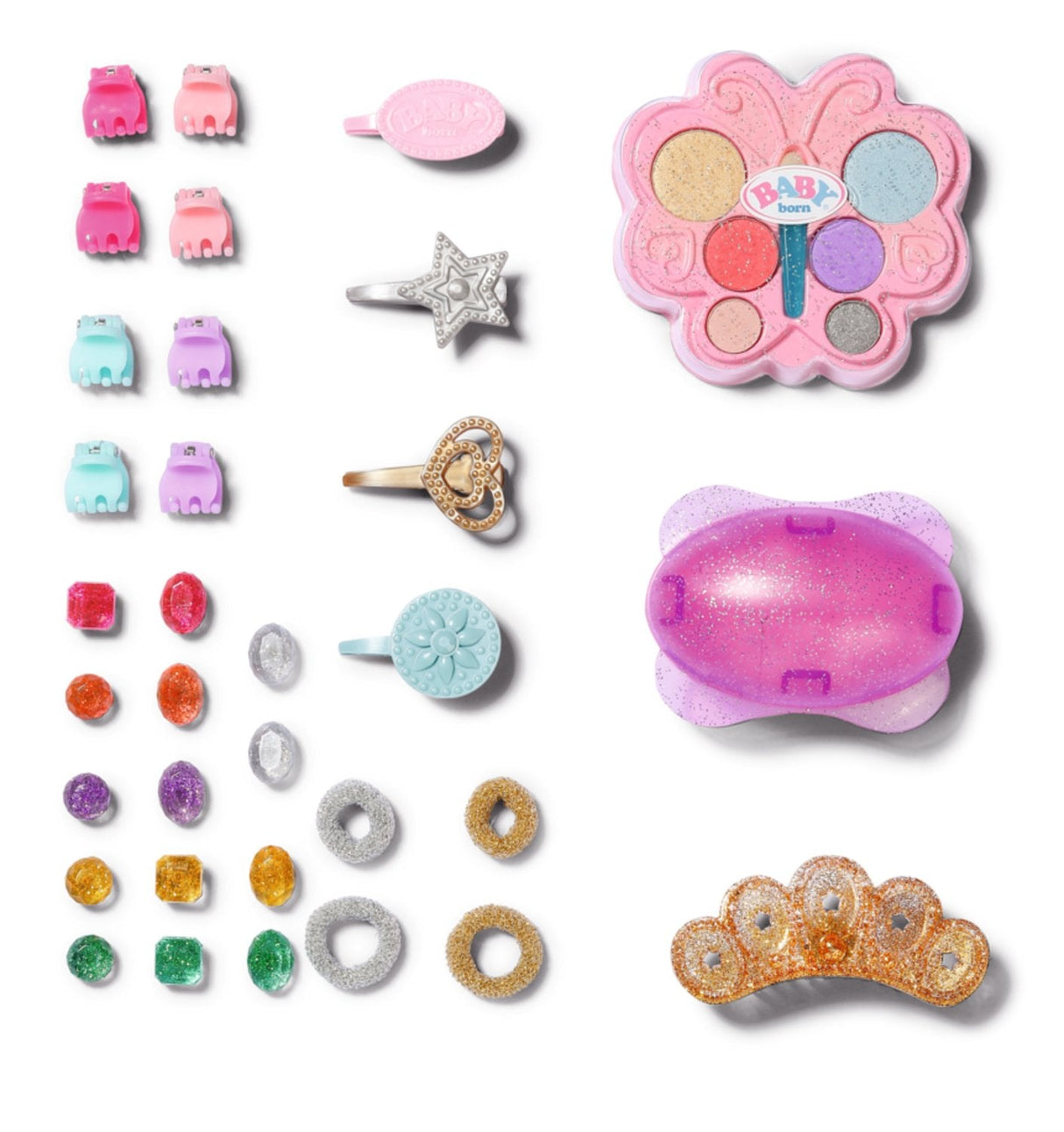 Zapf Creation Baby Born® Sister Styling Head Princess, Cabeza De Maquillaje Y Peluquería 835432