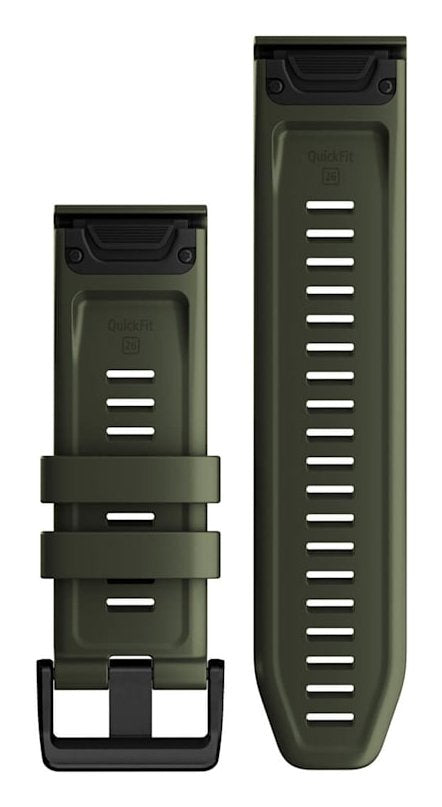 Garmin Quickfit 26 Silicone Band, Moss Green