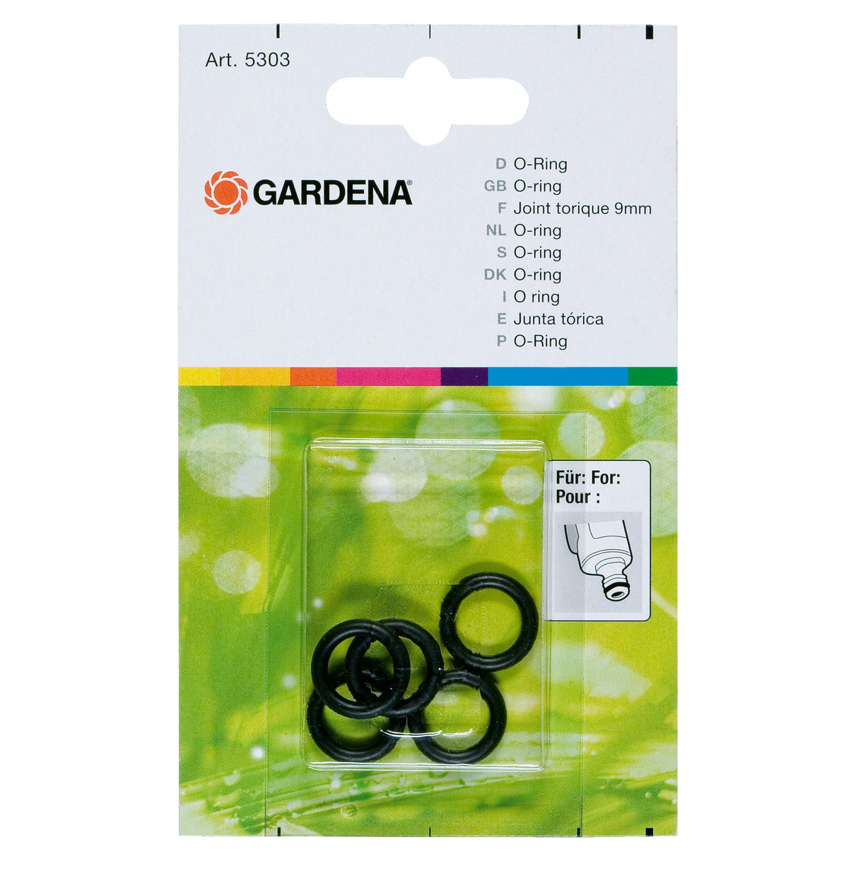 EAN 4078500530002 - Gardena 5300-20 cuña, separador y arandela 5 pieza(s) Juego de arandelas imagen 1