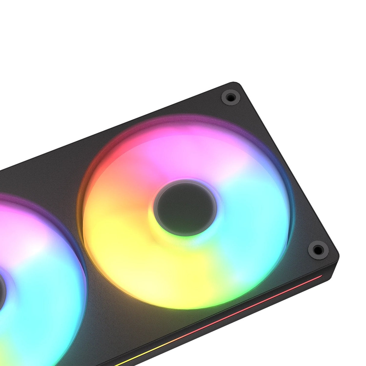 Ventilador Pc Cougar Forward Unity240-Fb,240 Argb Pwm, Negro Cf-Un240fb-Rgb