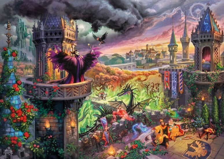 Puzzle Schmidt Spiele Thomas Kinkade Studios: Maléfica, 1000 Piezas 58029