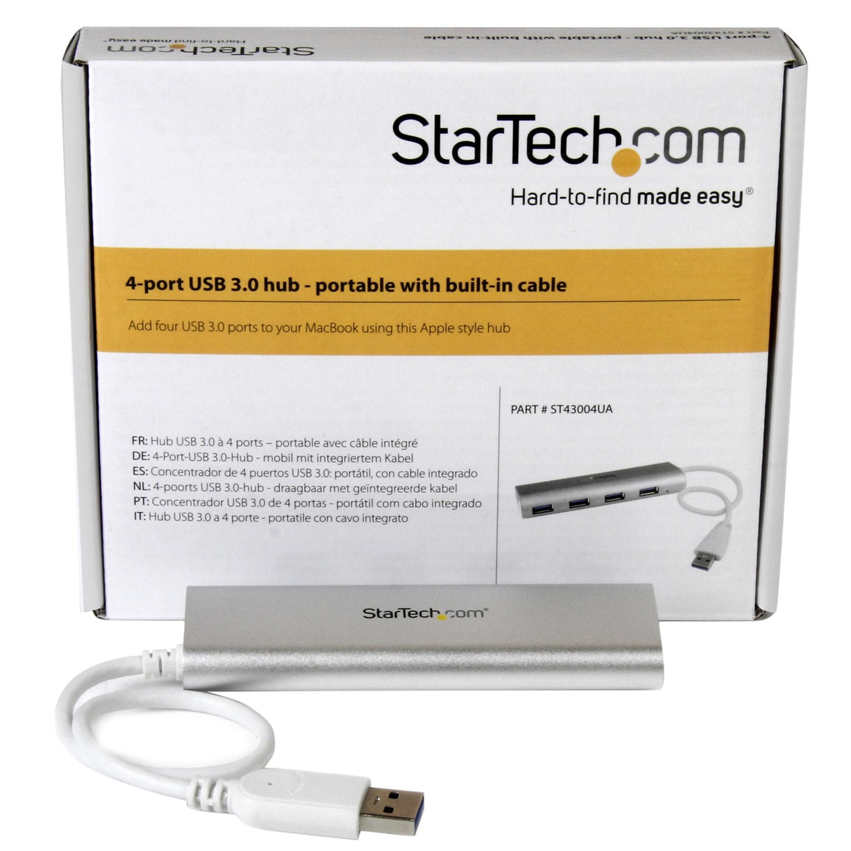 Startech Concentrador Usb 3.0 4 Puertos Hub