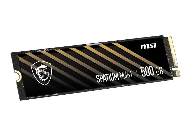Ssd Msi Spatium M461 500 Gb M.2 Pci Express 4.0 Nvme Yes Write Speed 1700 Mb/S Read Speed 4700 Mb/S Mtbf 1500000 H 110xtbw Rating Box S78-440k260-P83