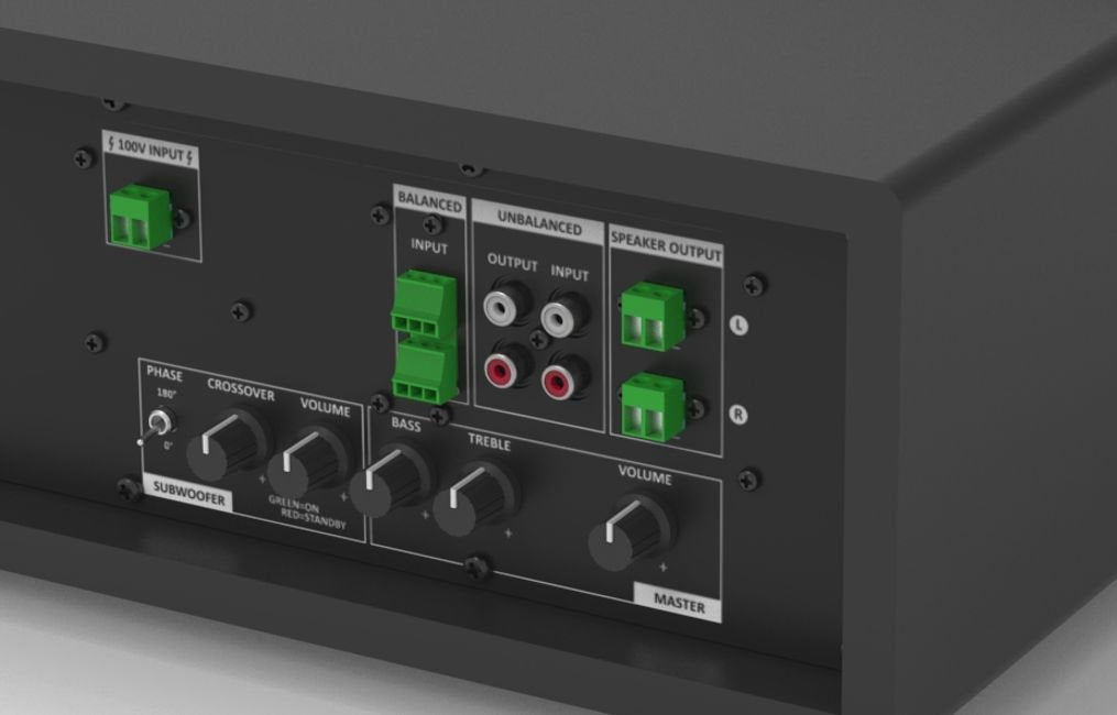 Active Powered Subwoofer 8" 50w + 2x25w 2.1