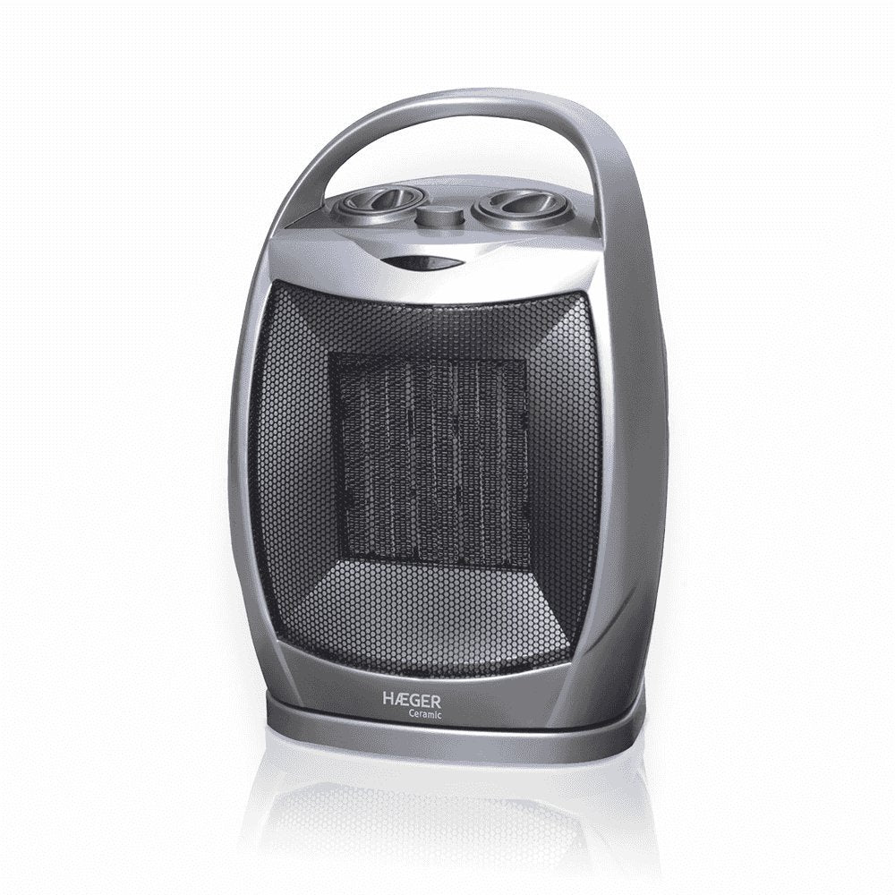 EAN 5608475016196 - Haeger FH-15C.012A calefactor eléctrico Interior Plata 1500 W Ventilador eléctrico imagen 1