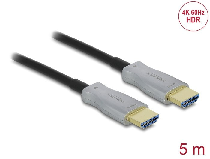 Delock Aktives Optisches Cable Hdmi 4k 60 Hz 5 M