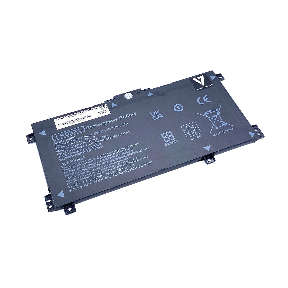 EAN 0662919116373 - V7 H-916814-855-V7E refacción para laptop Batería imagen 1