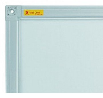 Franken Whiteboard 120x90cm Magneti. Lackierte Acero-Oberfl.,Wandbefest.