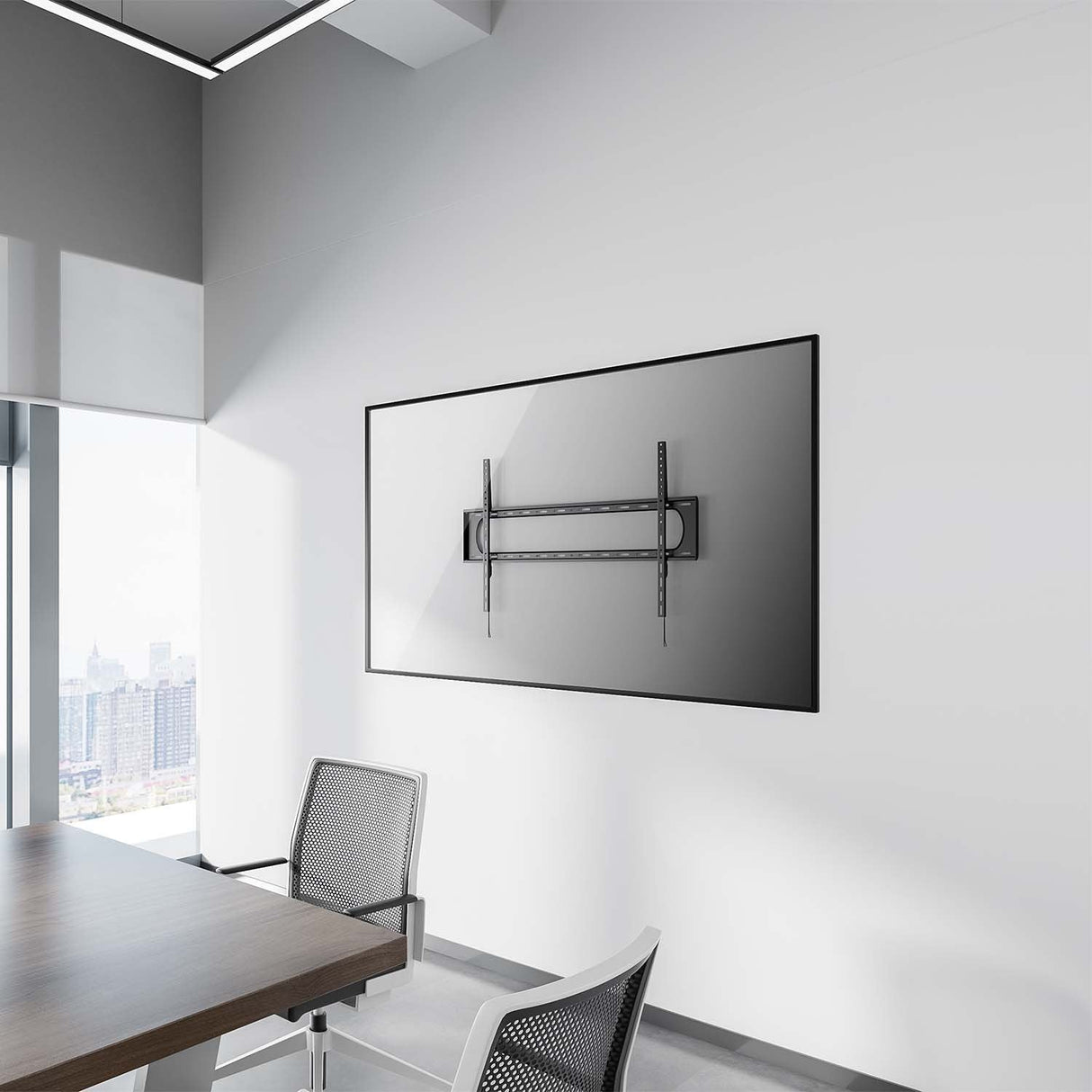 Aisens Soporte Eco Delgado Para Monitor/Tv 160kg De 60-120, Negro