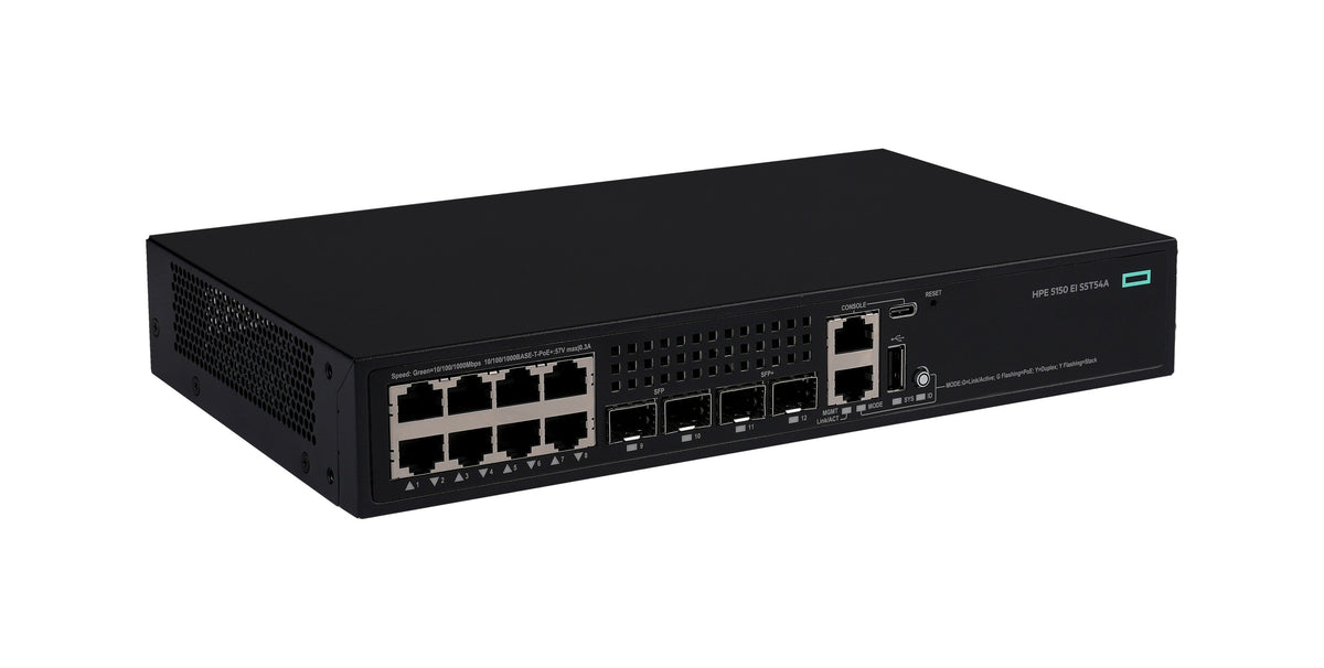 EAN 0190017788951 - HPE Networking Comware Switch 8p 10M/100M/1G PoE+ 2p SFP 1G 2p SFP+ 1G/10G 5150EI imagen 3