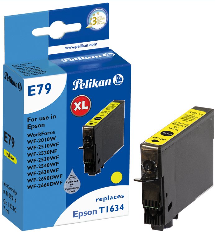 Pelikan Cartucho Epson E79 T1634 Amarillo Compatible