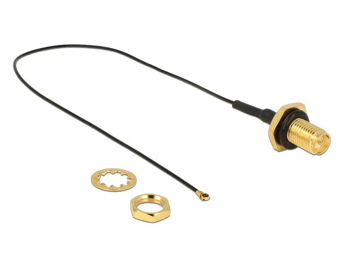 Delock 0.2m, Rp-Sma/Mhf Iv Cable Coaxial 0,2 M Mhf Iv / Hsc Mxhp32