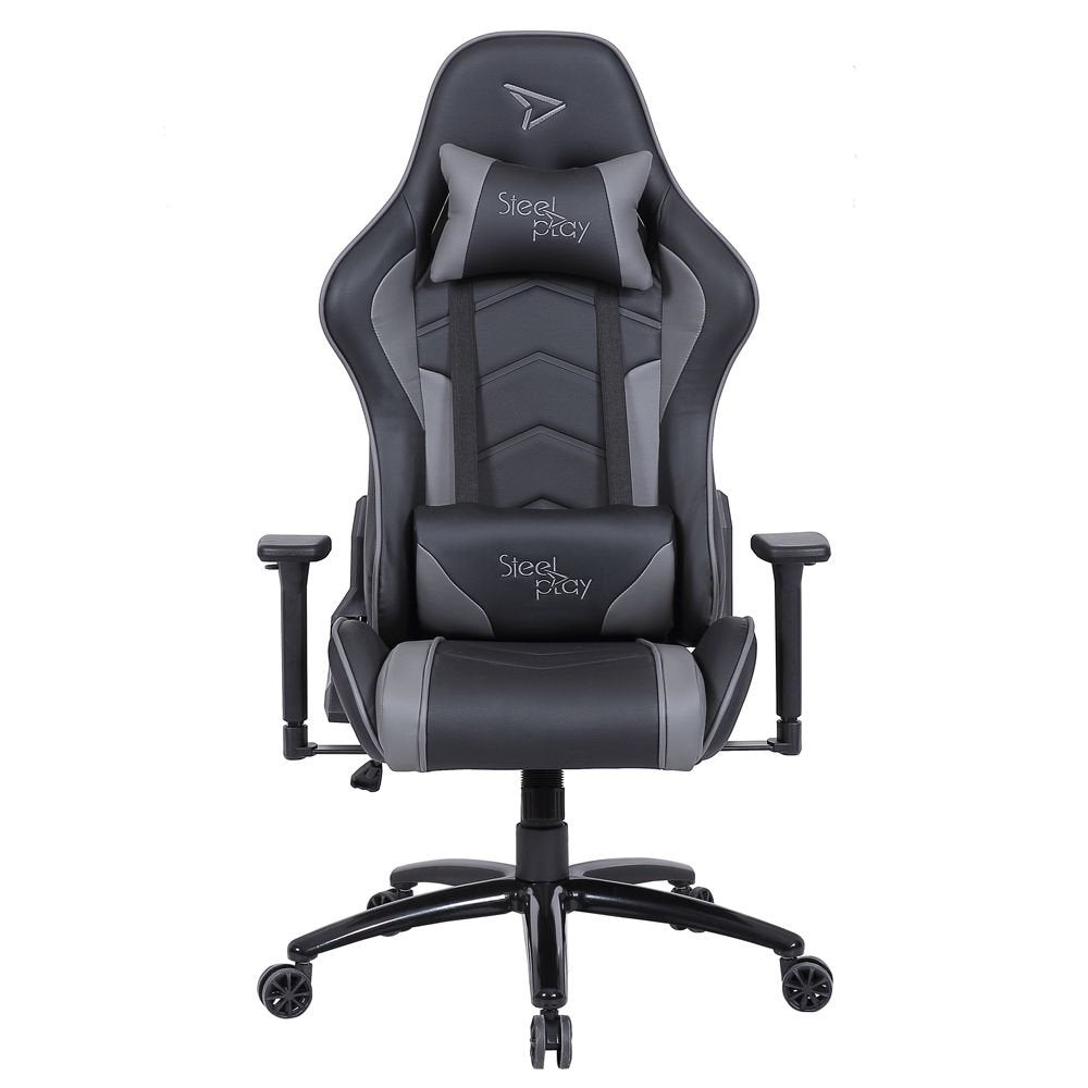 Silla De Gaming Para Pc Steelplay Sgc01 Gris
