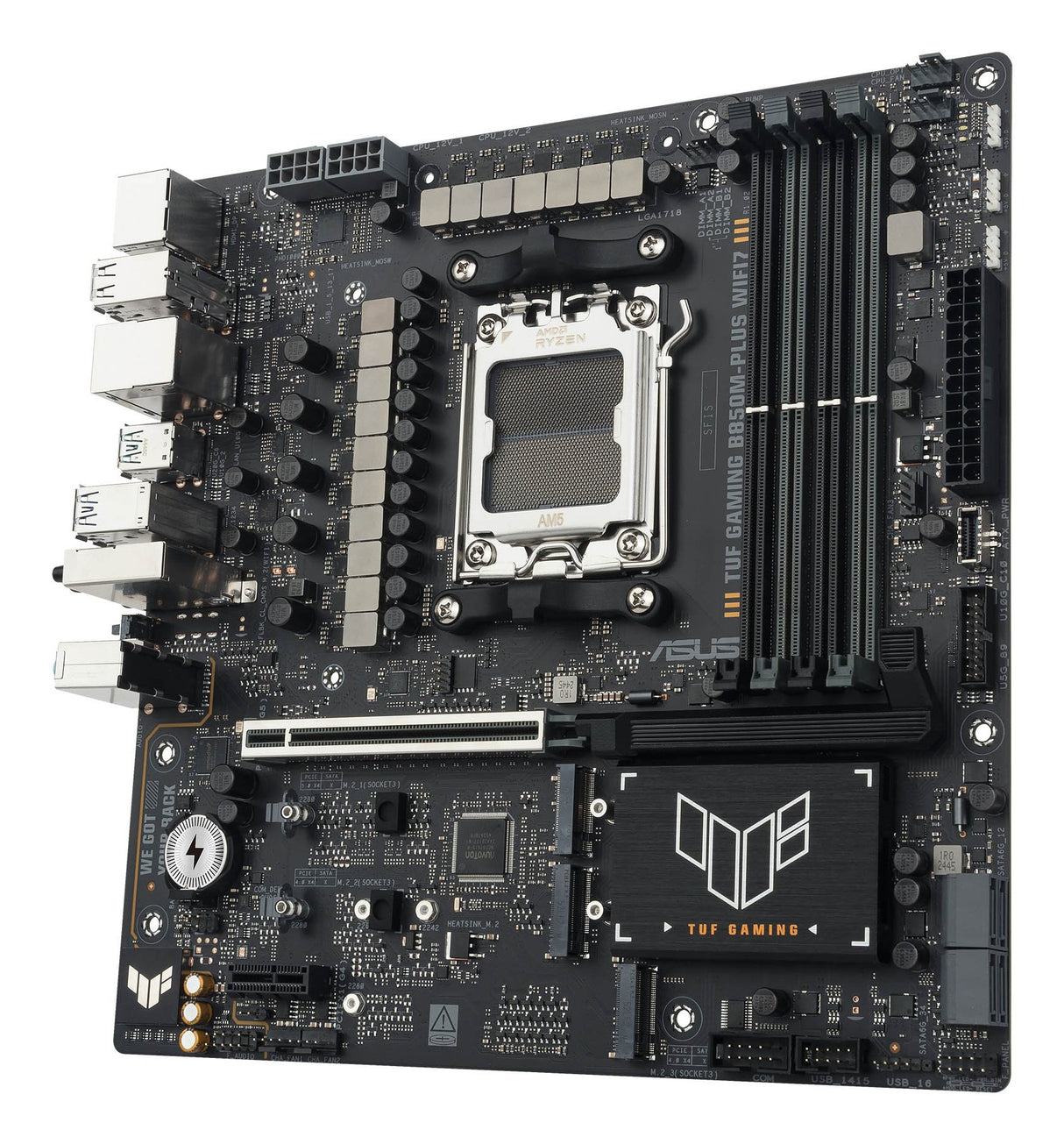 EAN 4711636179027 - ASUS TUF GAMING B850M-PLUS WIFI7 AMD B850 Zócalo AM5 micro ATX imagen 9