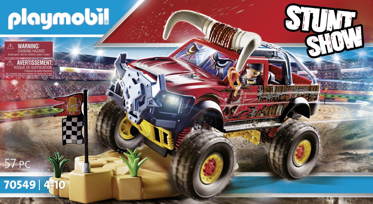 Playmobil 70549 Juguete Stuntshow Monster Truck Horned