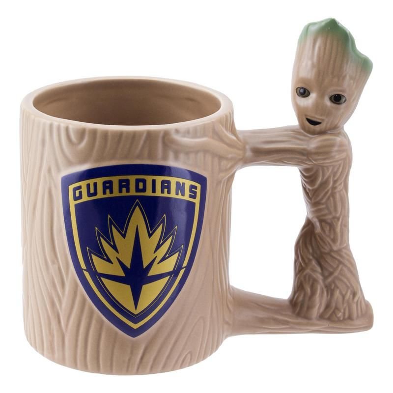Taza 3d Paladone Marvel Guardianes De La Galaxia Groot