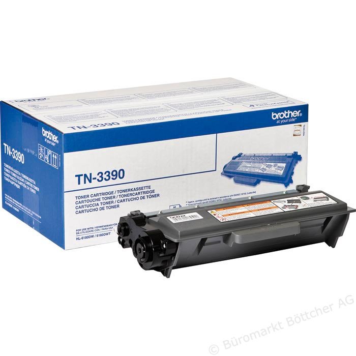 Brother Tonerpatrone - Contract - Tn-3390p - Negro - 12.000seiten