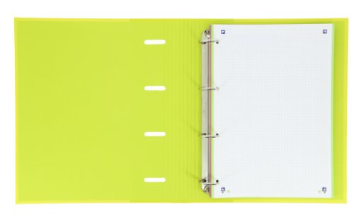 Oxford Carpeta 4 Anillas Touch Europeanbinder C/ Recambio 100h 5x5 A4+ Lima