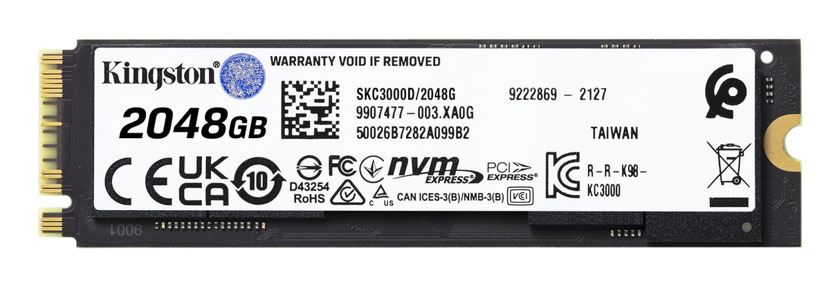 EAN 0740617324242 - Kingston Technology KC3000 2,05 TB PCI Express 4.0 3D TLC imagen 2