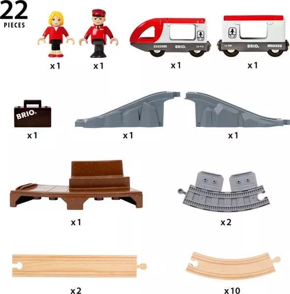 EAN 7312350360790 - BRIO Starter Travel Train Set imagen 8