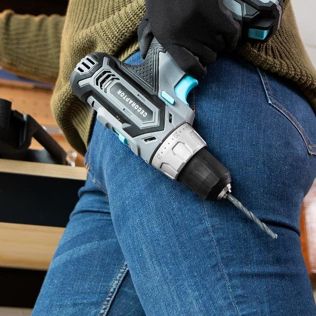Cecotec Cecoraptor Perfect Drill 4020 Advance Taladro Percutor Inalambrico - Torque 46nm - Velocidad 1550rpm - Bateria