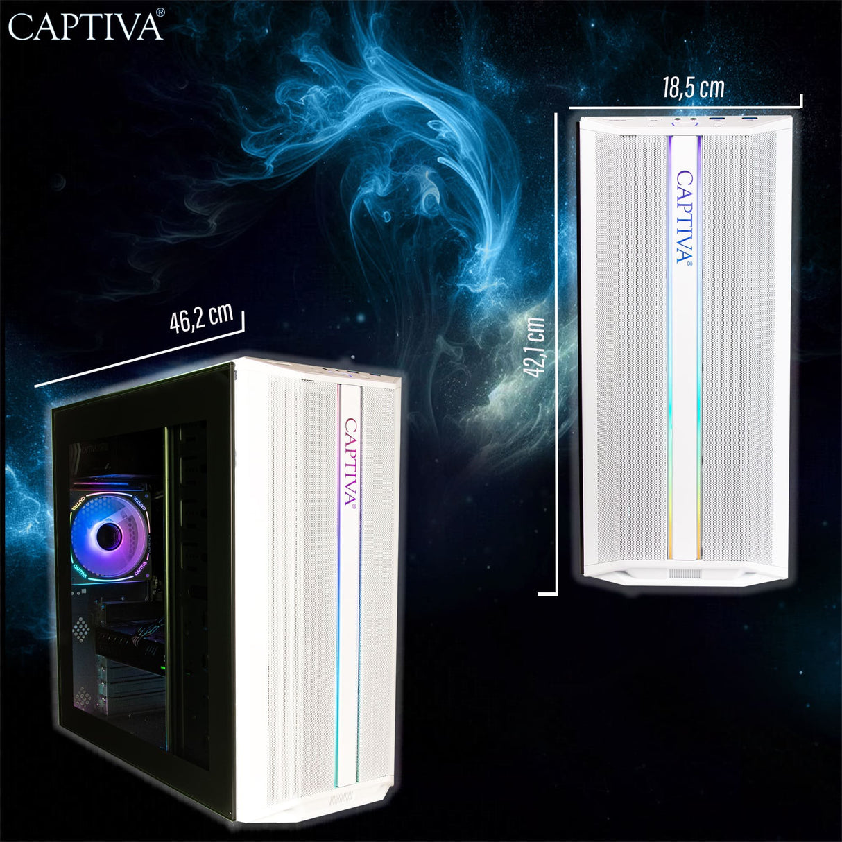 EAN 4046373929629 - CAPTIVA 92962 PCs/estación de trabajo AMD Ryzen™ 5 5500 16 GB DDR4-SDRAM 500 GB SSD NVIDIA GeForce RTX 50 imagen 5