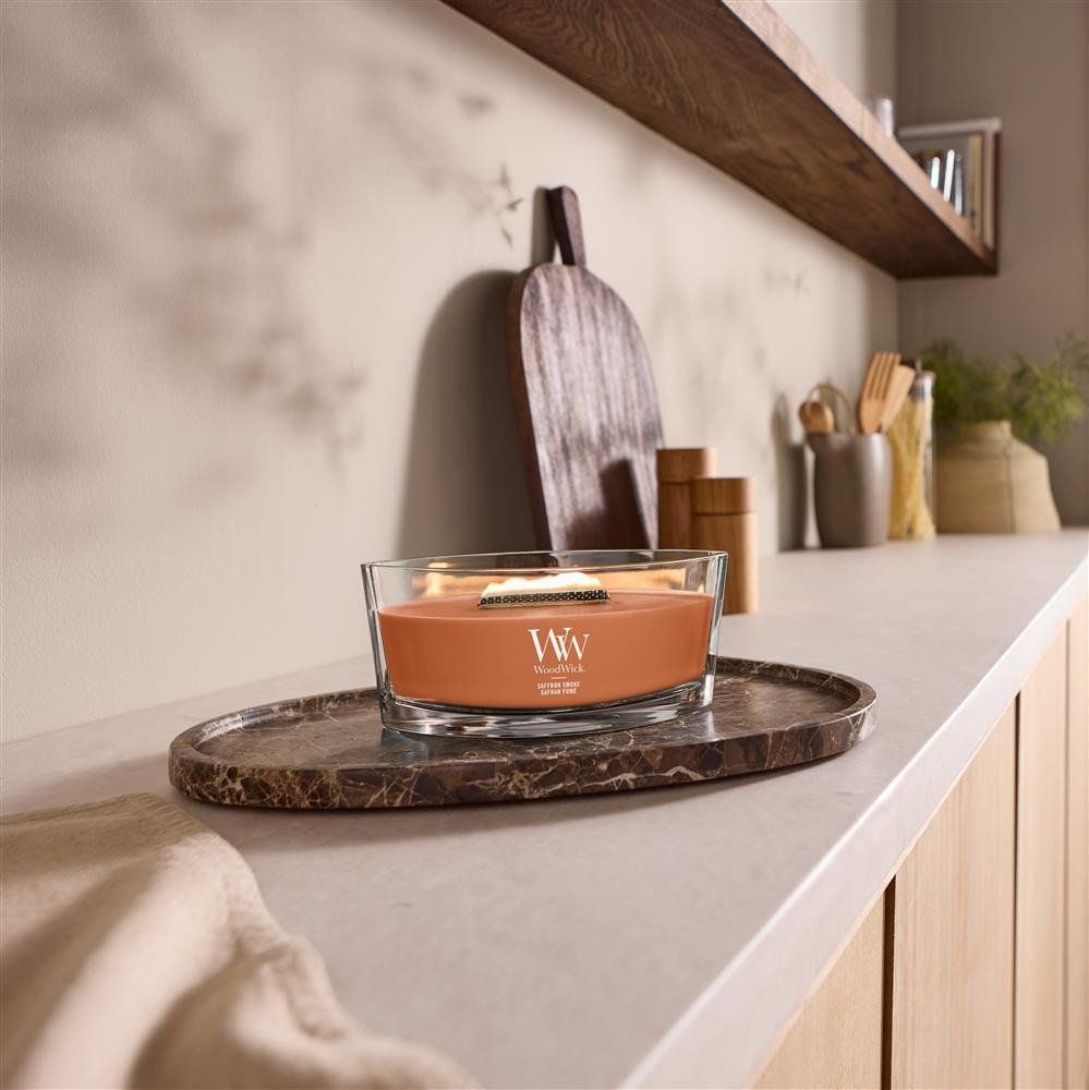 Woodwick Saffron Smoke Vela Elipse Azafrán Marrón 1 Pieza(S)