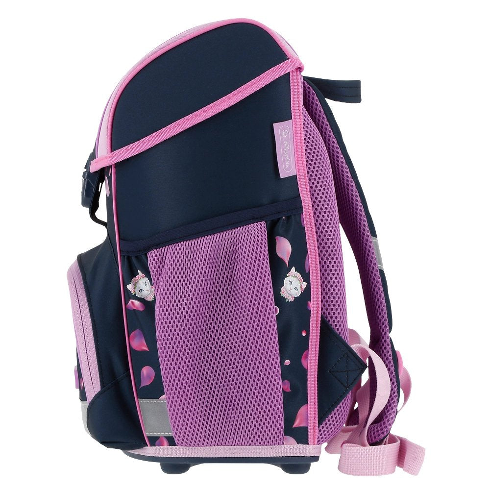 Herlitz Juego De Mochilas Escolares De 4 Piezas, 17 L, Ergonómica Negro