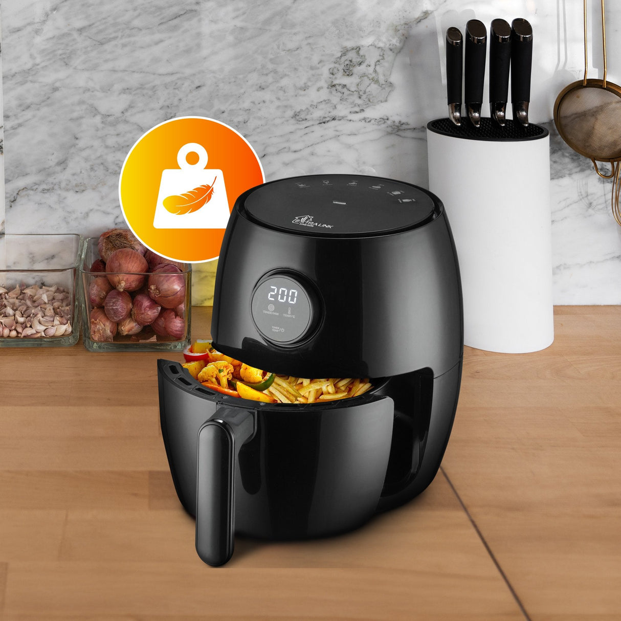 Extralink Smart Life Air Fryer 2l Eu Sj-200