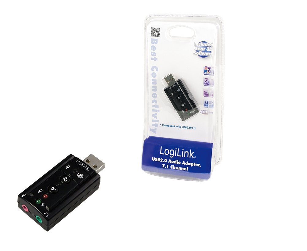 Logilink Tarjeta De Sonido 7.1 Usb Ua0078