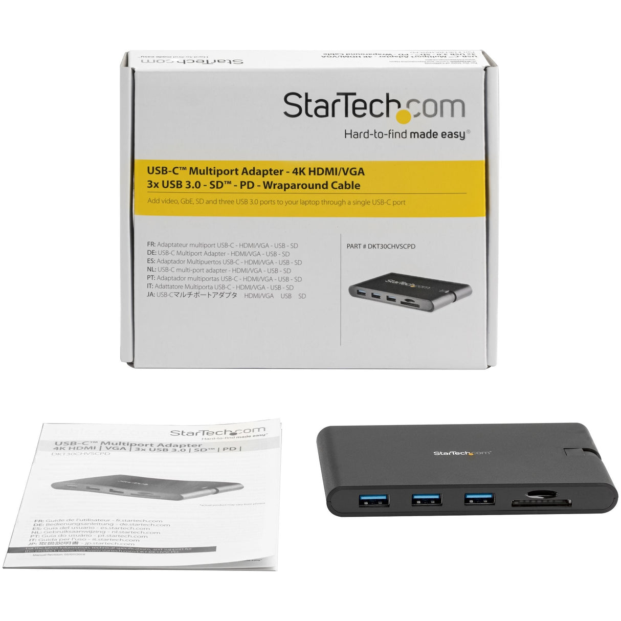 EAN 0065030879170 - StarTech.com DKT30CHVSCPD base para portátil y replicador de puertos Alámbrico USB 3.2 Gen 1 (3.1 Gen 1) imagen 7