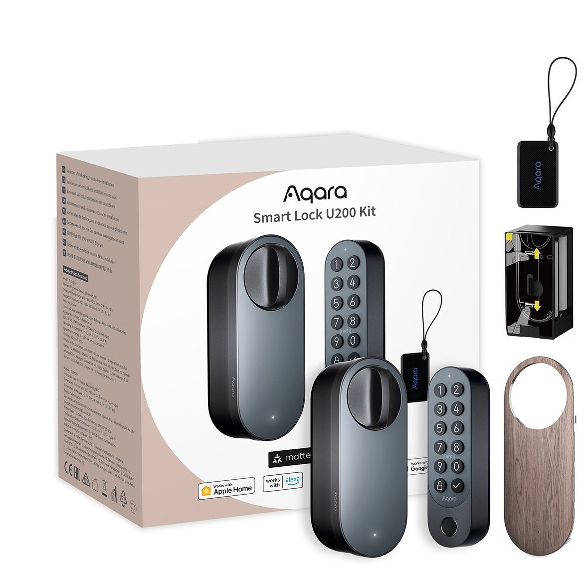 EAN 6970504219922 - Aqara EL-D02D-B cerradura inteligente Cerradura de puerta inteligente imagen 1