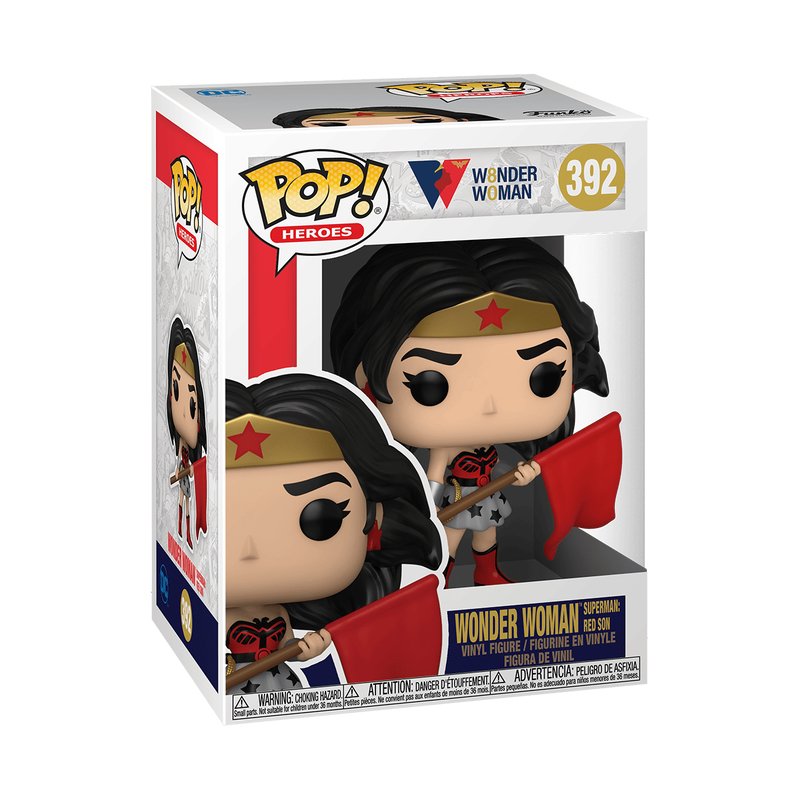 Figura Pop Dc Comics Wonder Woman 80th Wonder Woman Superman Red Son