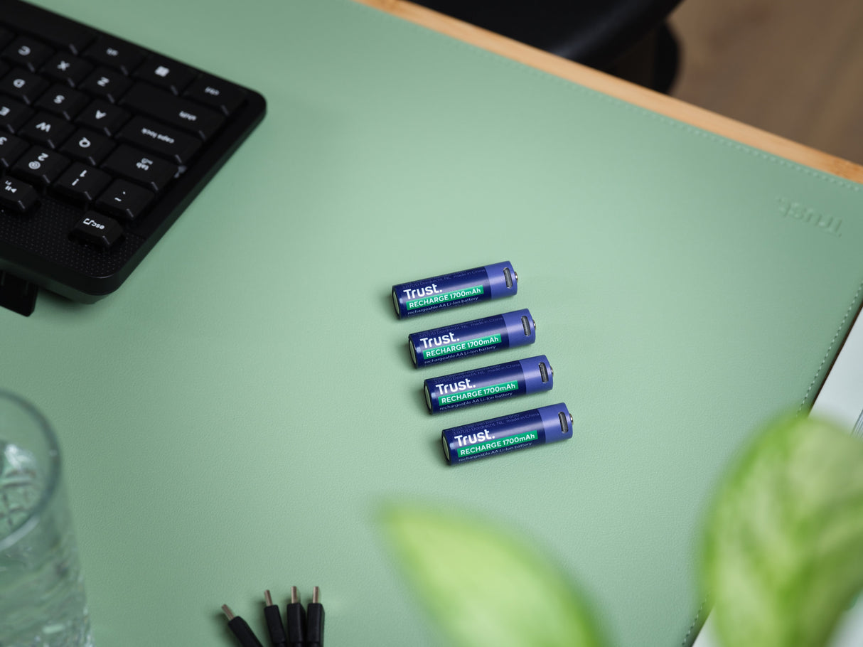 Pack De 4 Pilas Aa Trust 25631 Recargables