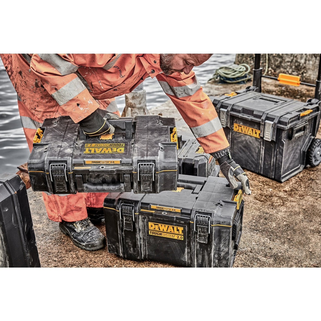 Dewalt Toughsystem 2.0 Ds165 Small Box, Caja De Herramientas Dwst83293-1