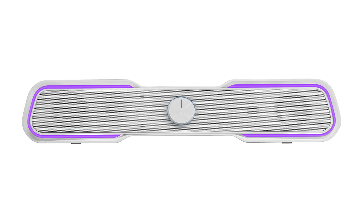 Barra De Sonido Con Bluetooth Mars Gaming Msbx 10w 2.0 Blanca