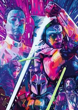 Ravensburger Puzzle Star Wars The Hyperspace Collection: Ahsoka (500 Teile, Large Pieces) 12001340
